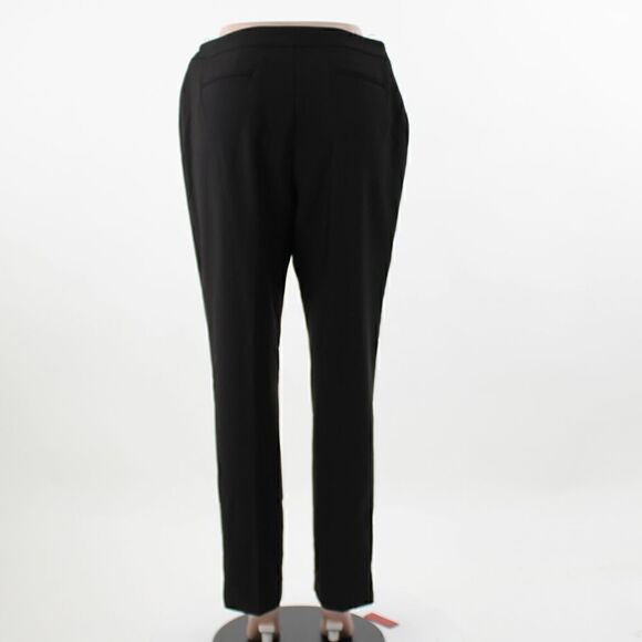 Anne Klein Cropped Straight-Leg Pants Anne Black - Picture 3 of 5